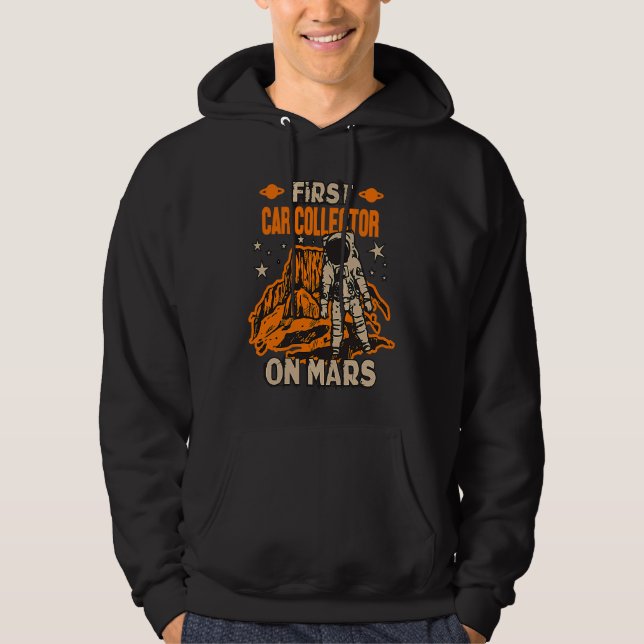 Car Collector Astronaut Hoodie (Vorderseite)