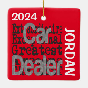 Car Dealer Extraordinator Keramikornament