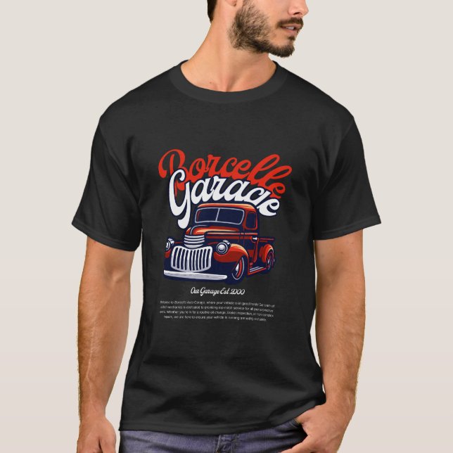 Car Drift Never Look Back T-Shirt (Vorderseite)