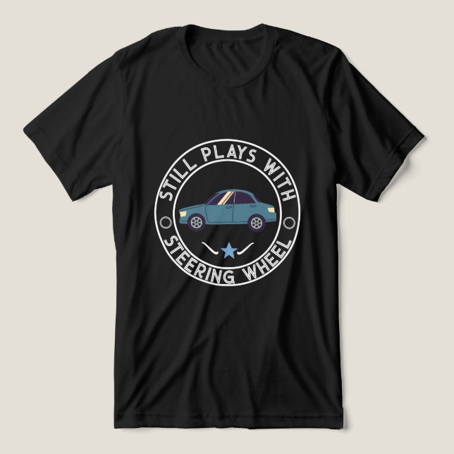 car drive Tri-Blend shirt (Design Vorderseite)