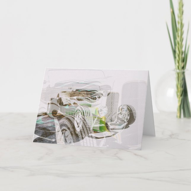 Car Greeting Cards Karte (Vorderseite)