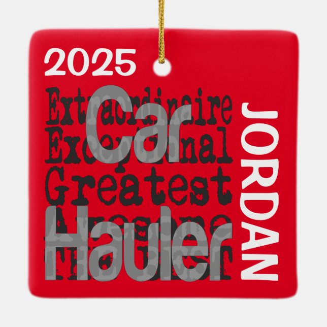 Car Hauler Extraordinator Keramikornament (Rückseite)
