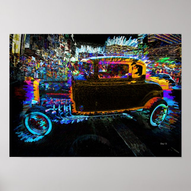 Car, Hot August Nights, Reno Poster (Vorne)