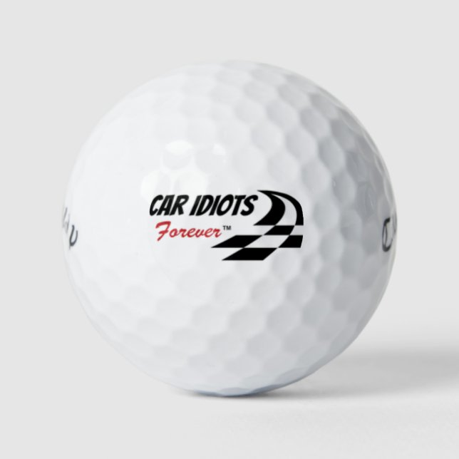 Car Idiots Forever Golf Bälle (Vorderseite)