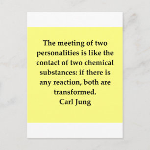 Car Jung Zitat Postkarte