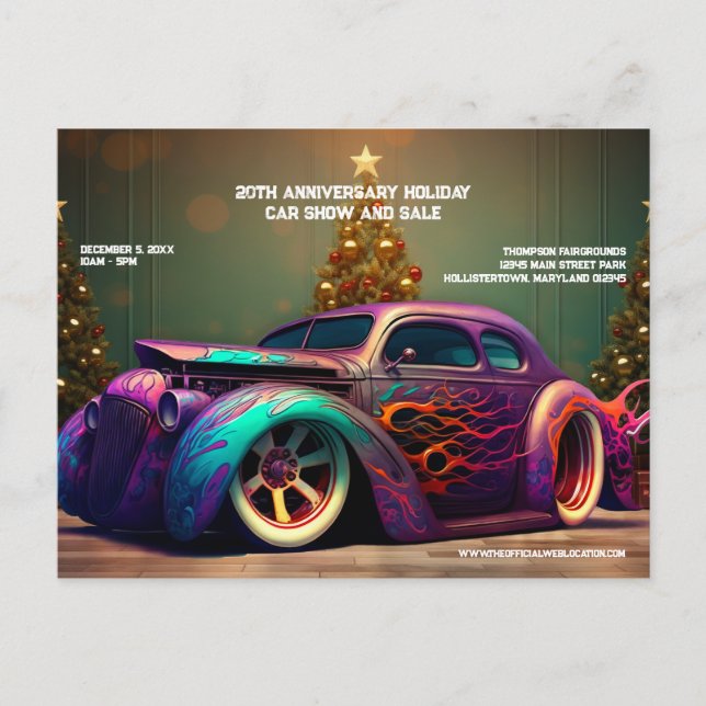Car Liebe Frisierte Auto Auto Urlaub Geschenke Pos Postkarte (Vorderseite)