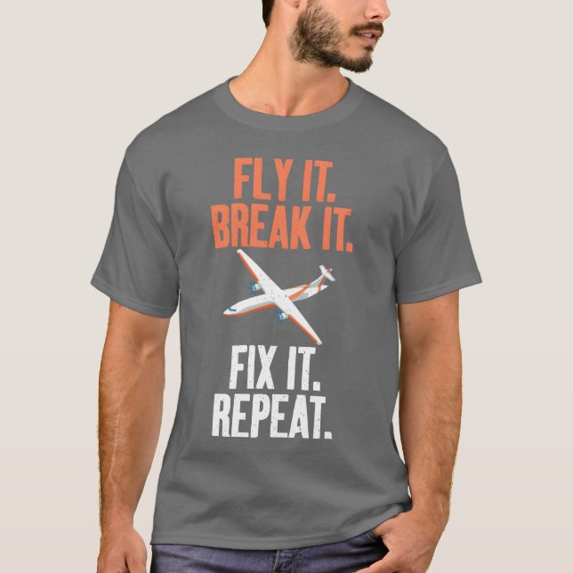 Car Motorcycle Aircraft Modeler Mechanic For Men f T-Shirt (Vorderseite)