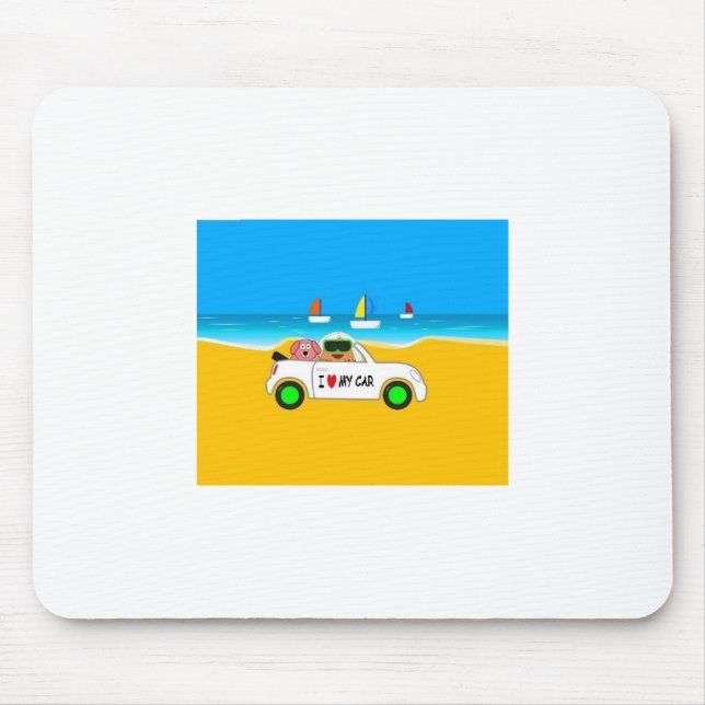 Car of Pou Mousepad (Vorne)