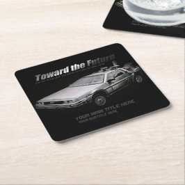 Car：Paper Coaster Rechteckiger Pappuntersetzer