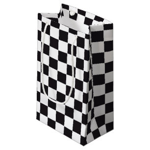 Car Racing / Schachmuster + Ihr Backgr. Ideen Kleine Geschenktüte