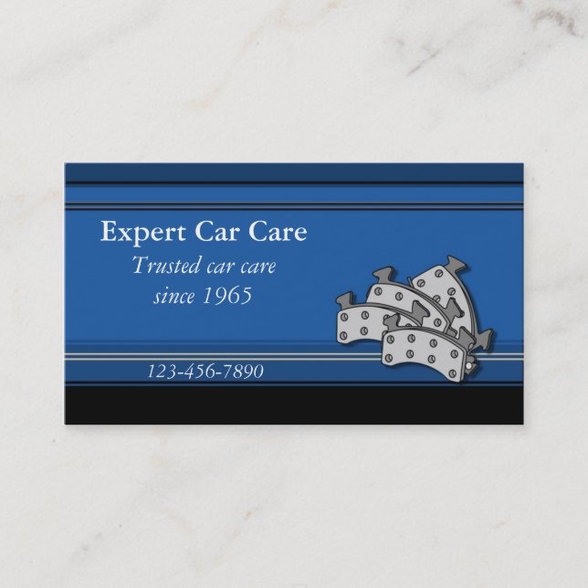 Car Repair Shop Visitenkarte (Vorderseite)