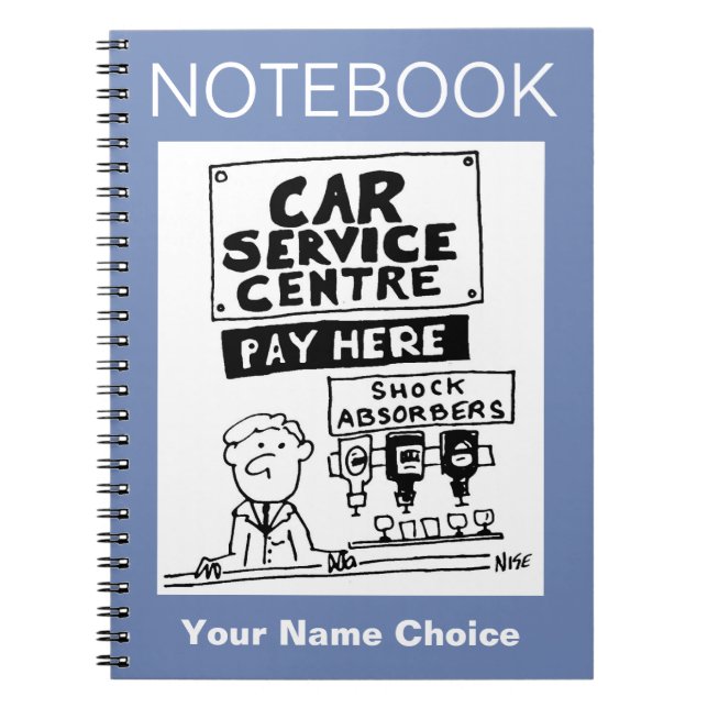 Car Servicecenter Payment Desk Notizblock (Vorderseite)