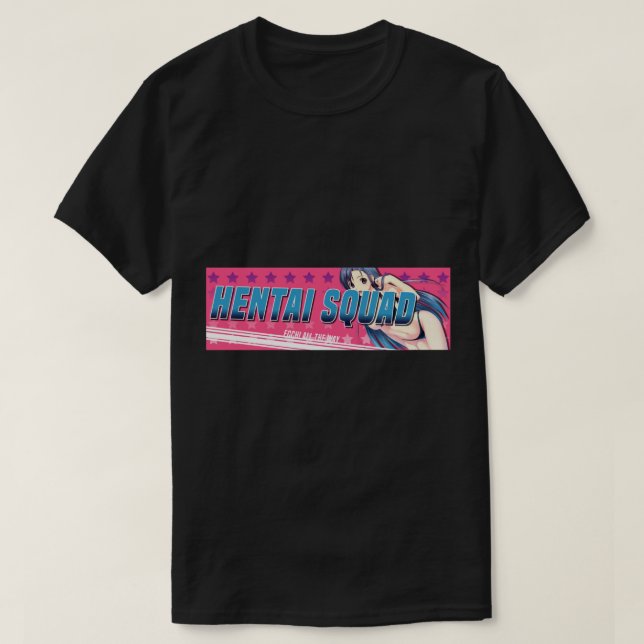 Car Slap - Anime Girl - Hentai Squad Sticker T-Shirt (Design vorne)