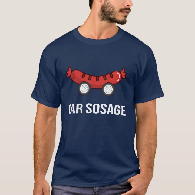 car sosage 2021 e funny T-Shirt (Vorderseite)