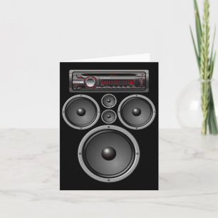 Car Stereo Lautsprecher System Audio Halloween Kos Karte