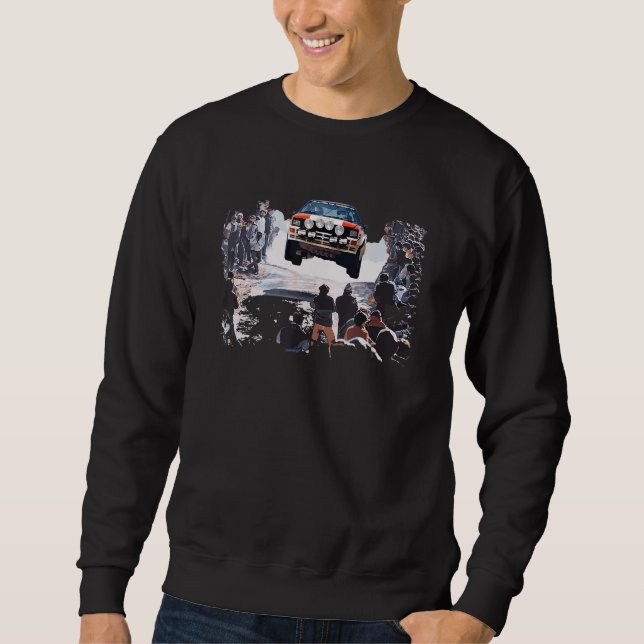 Car Street DriftING Race jump crowd group b era 4w Sweatshirt (Vorderseite)