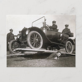 Car Stunt Postkarte