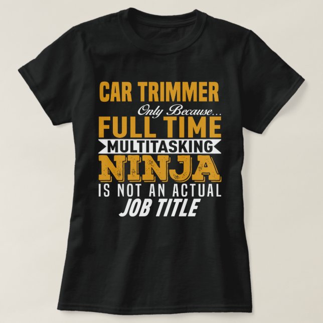 Car Trimmer T-Shirt (Design vorne)