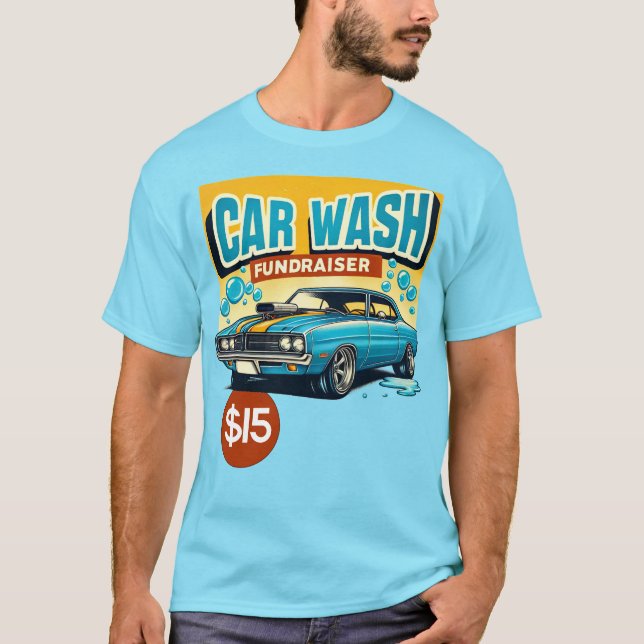 Car Wash Fundraiser T-Shirt (Vorderseite)