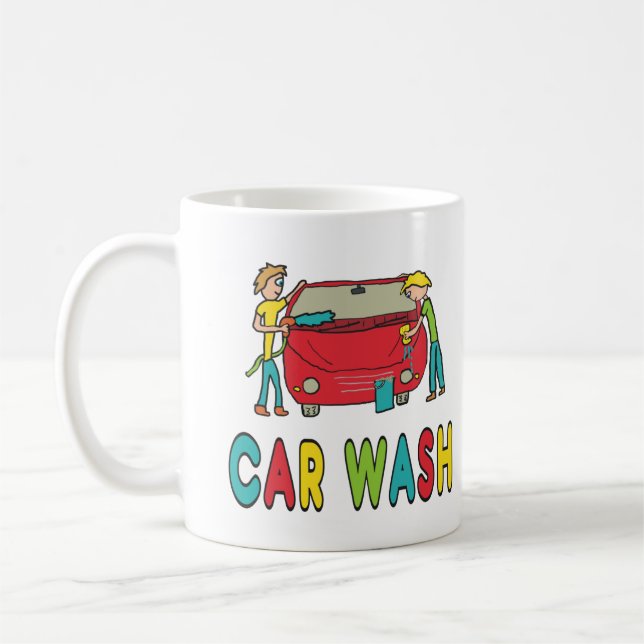 Car Wash Kaffeetasse (Links)