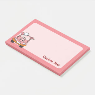 Car Wash Pig Post-it Klebezettel