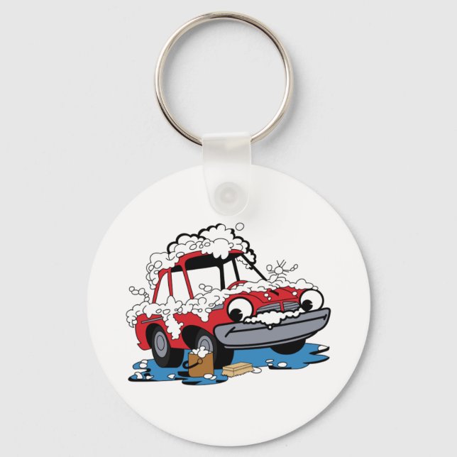Car Wash Schlüsselanhänger (Vorderseite)