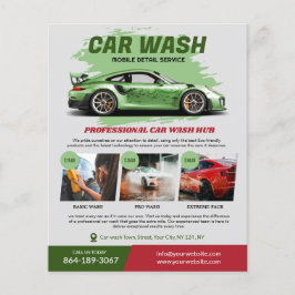 Car Wash Services Flyer