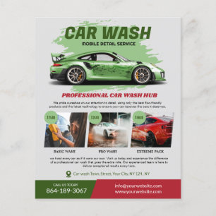Car Wash Services Flyer