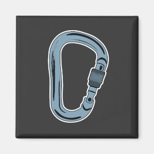 Carabiner Bergsteigen im Freien Magnet