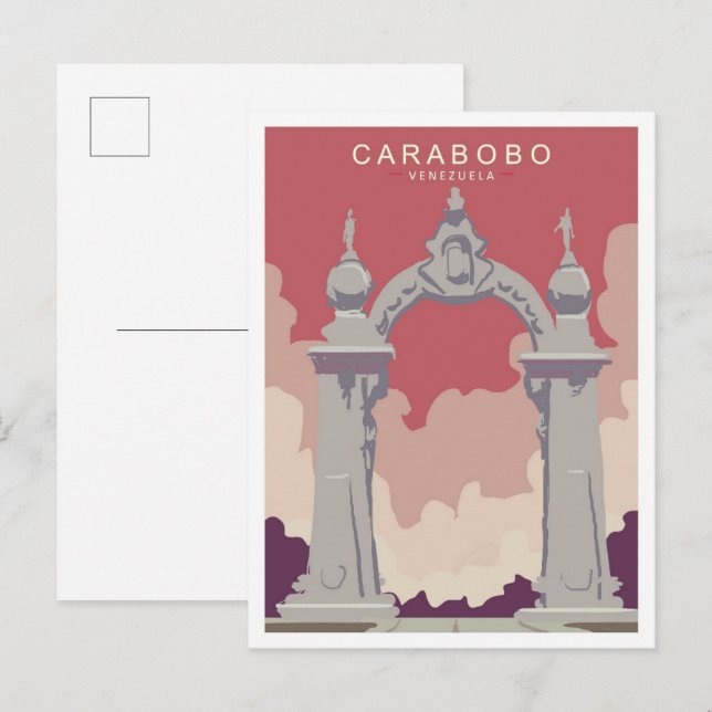 Carabobo Venezuela Kunst, Dichtung und Musik Postkarte (Vorne/Hinten)