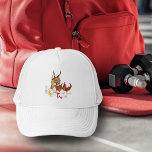 Caracal Wild Cat Floral Green Truckerkappe<br><div class="desc">Ein Porträt einer wilden Katze,  die alle im Tattoostil gezeichnet wurde. Wilde Blume rund um die Katze im Grünen</div>