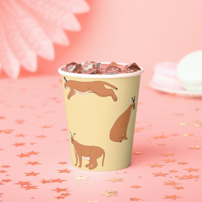 Caracals  pappbecher (Insitu)