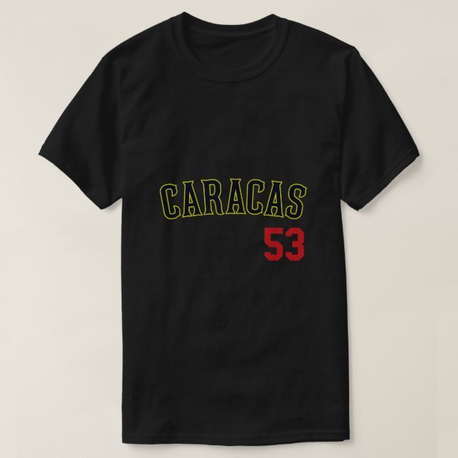 Caracas Baseball Jersey Franela Beisbol Venezuela T-Shirt (Design vorne)
