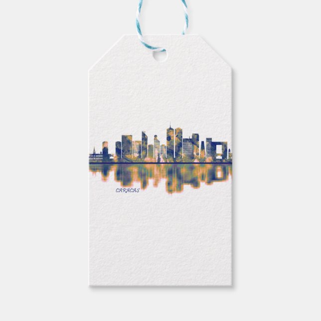 Caracas Skyline Geschenkanhänger (Vorderseite)