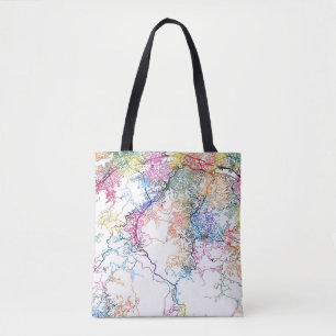 Caracas Venezuela City Map Tasche