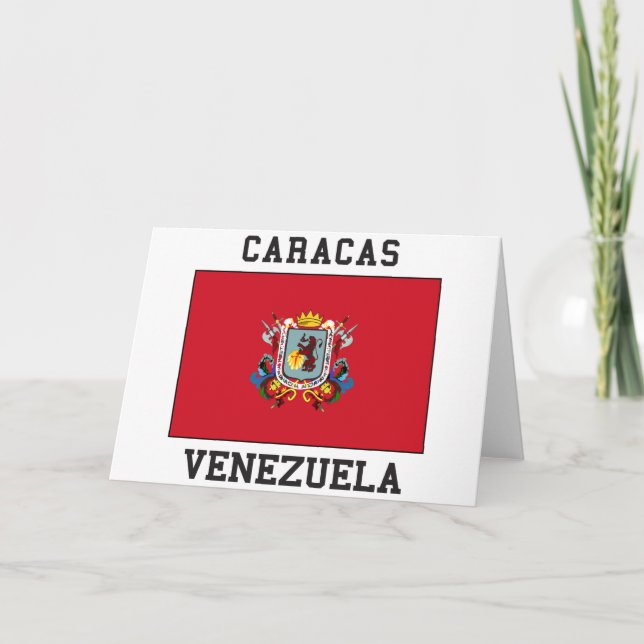 Caracas, Venezuela Karte (Vorderseite)