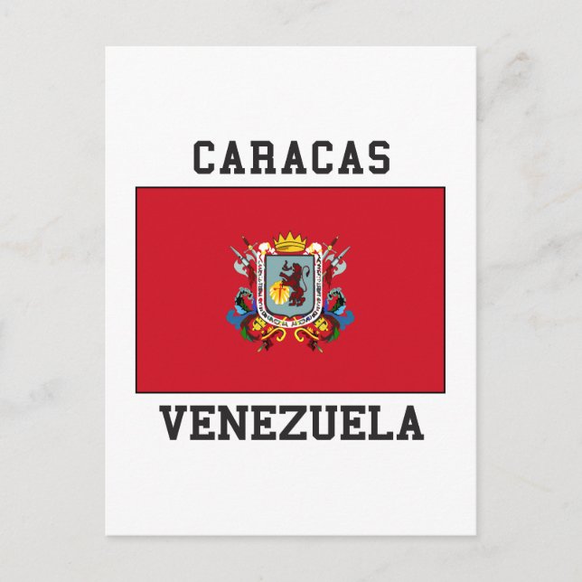 Caracas Venezuela Postkarte (Vorderseite)
