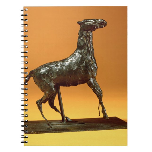 Caracoling Pferd (Bronze) Notizblock (Vorderseite)