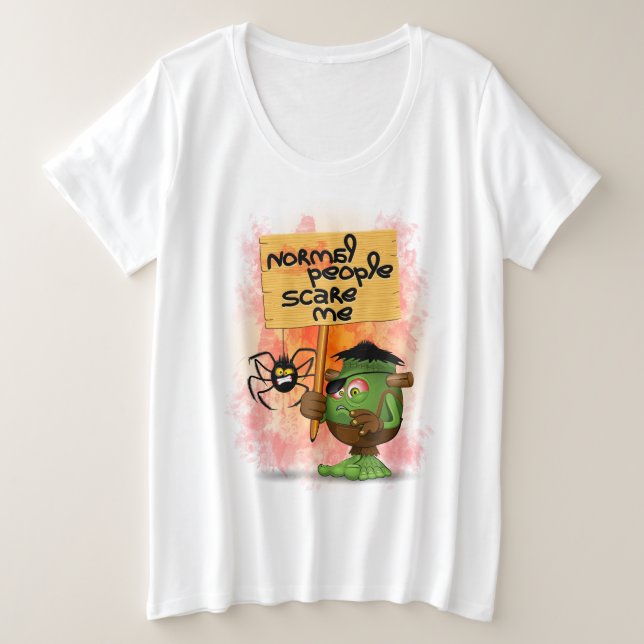 Caractère Frankenstein de 'Normal People Scare Me' (Design devant)