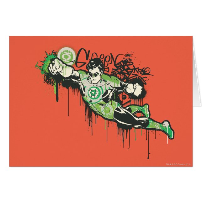 Caractère Graffiti de lanterne verte (Devant horizontal)