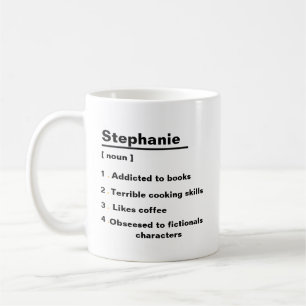 Caractère personnalisé et Mug de nom personnalisé