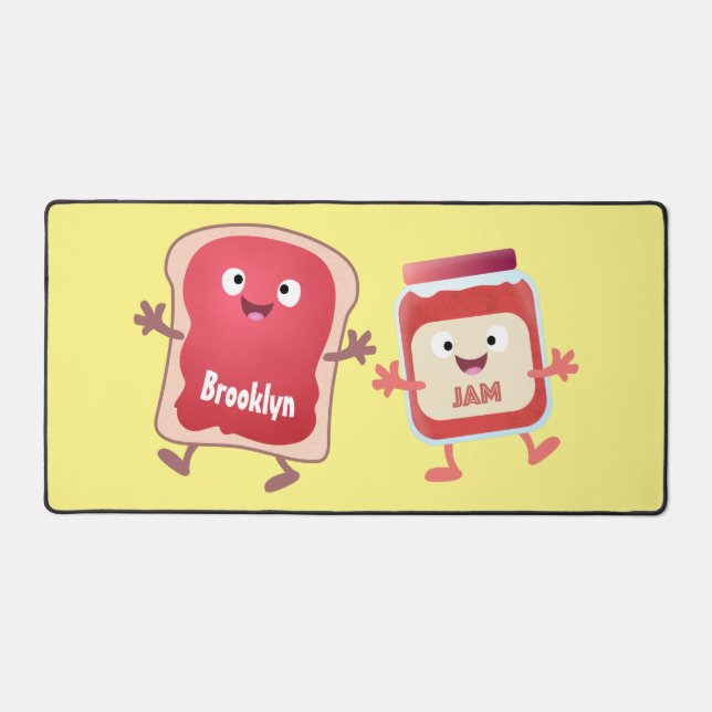Caractères de dessins animés sur le pain et la con (Recto)