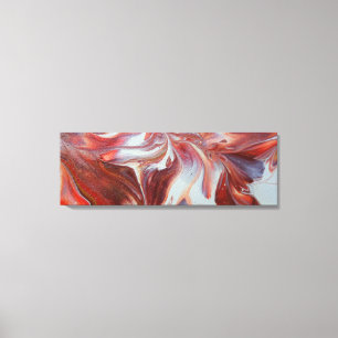 Caramel Bonbon sur une toile fendue 36x12