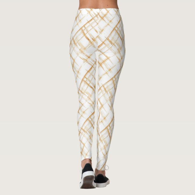 Caramel Candy Stripes Leggings (Rückseite)
