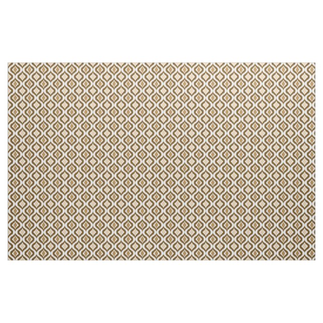 Caramel Coffee Brown Retro Chic Ikat Droptern Must Stoff (Fat Quarter (45,7 x 55,9 cm))