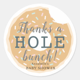 Caramel Donut Babydusche Danke, dass du Sticker ha
