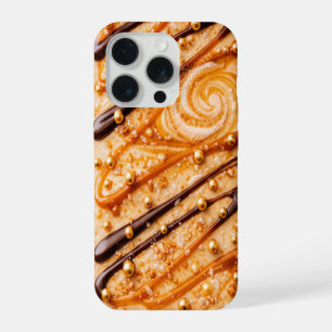 Caramel Macchiato inspirierte PopTart Kaffee Vibes iPhone 15 Pro Hülle
