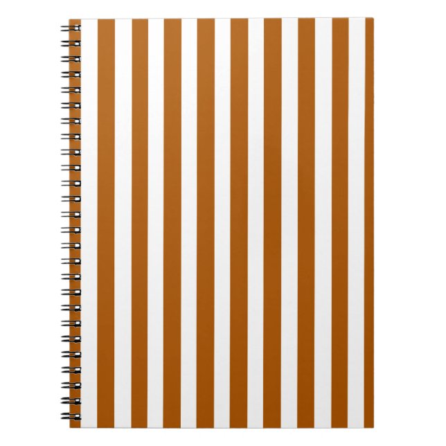 Caramel Modern Stripes Notizblock (Vorderseite)