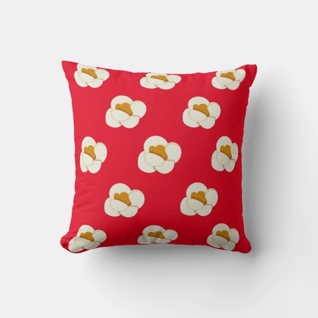 Caramel Popcorn Muster Kissen (Vorderseite)