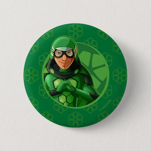 Carapace Green Abzeichen Button (Vorderseite)